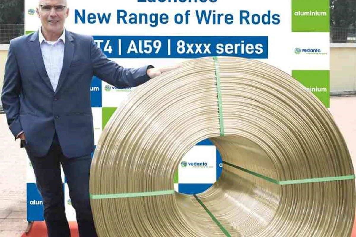 Vedanta launches a new range of aluminium wire rods with higher strength and durability at CWF2023