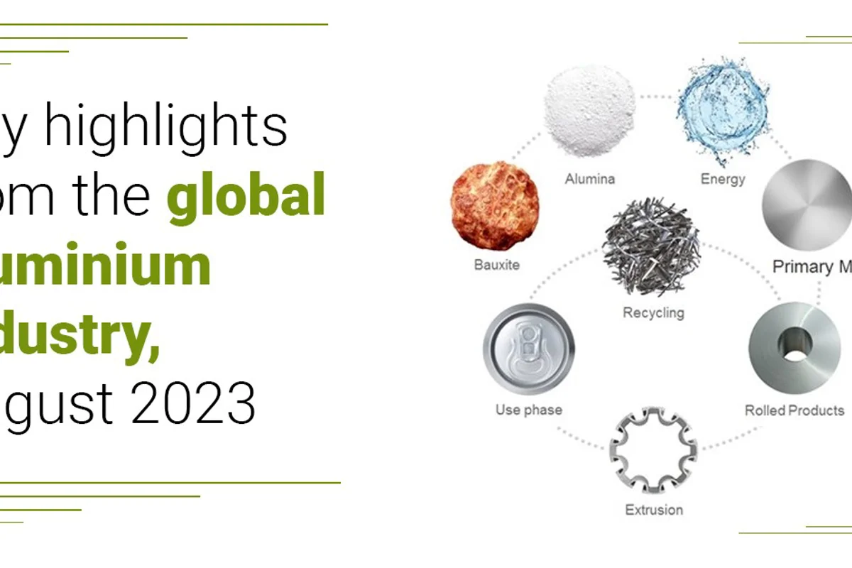 Key highlights from the global aluminium industry, August 2023