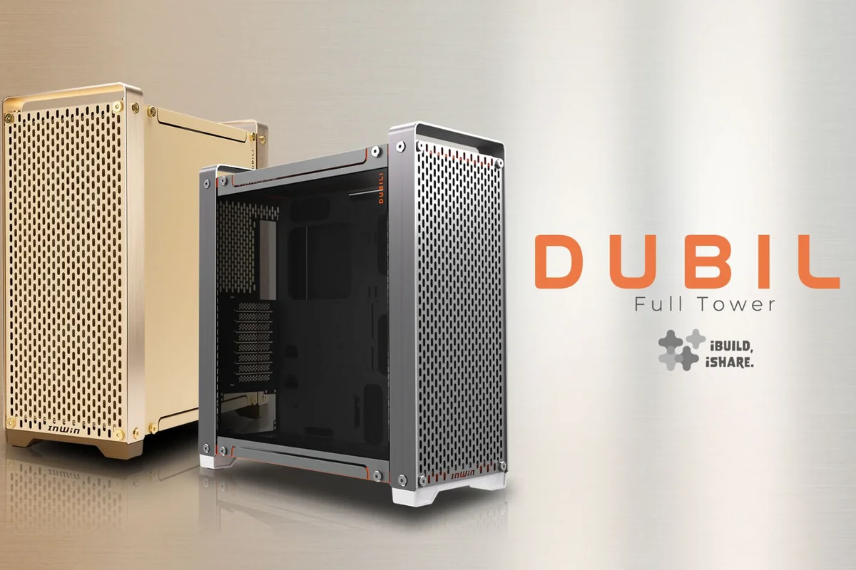 InWin introduces new PC chassis Dubili with stylish brushed aluminium exterior