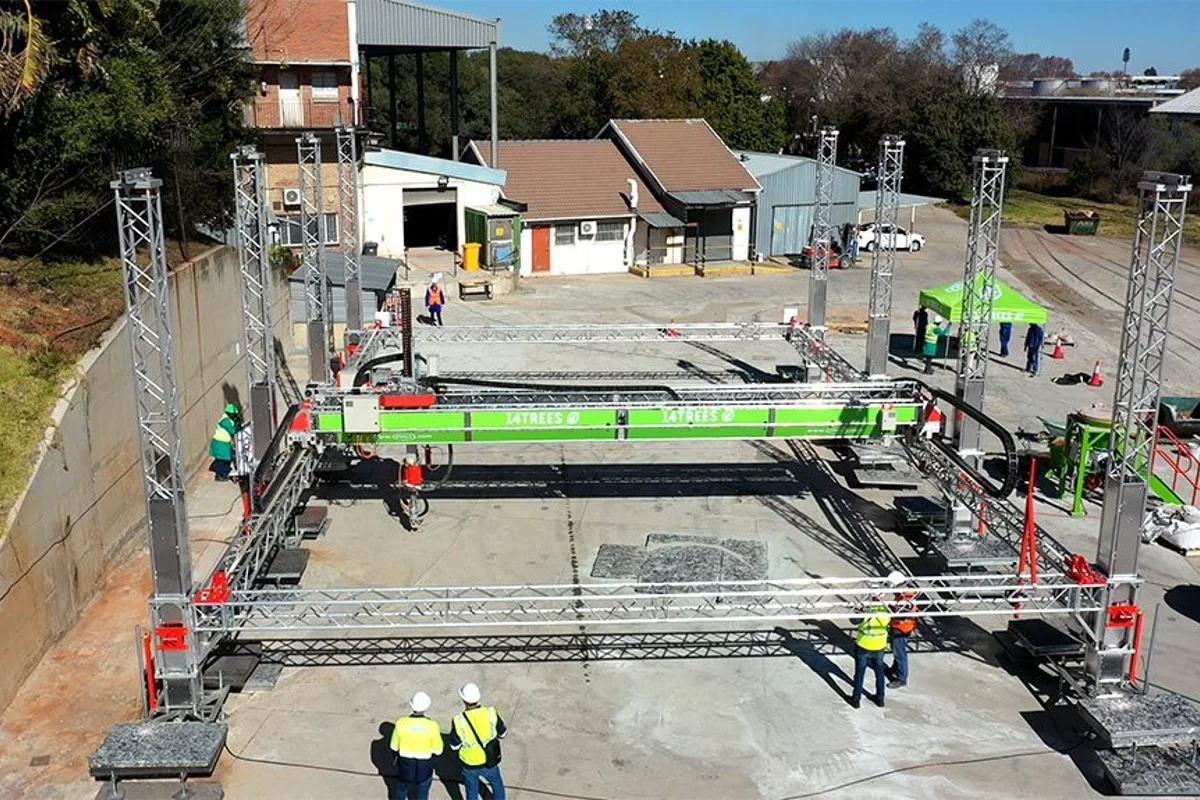 Aluminium-framed Iroko 3D printer expected to reduce carbon footprint of buildings by 70%