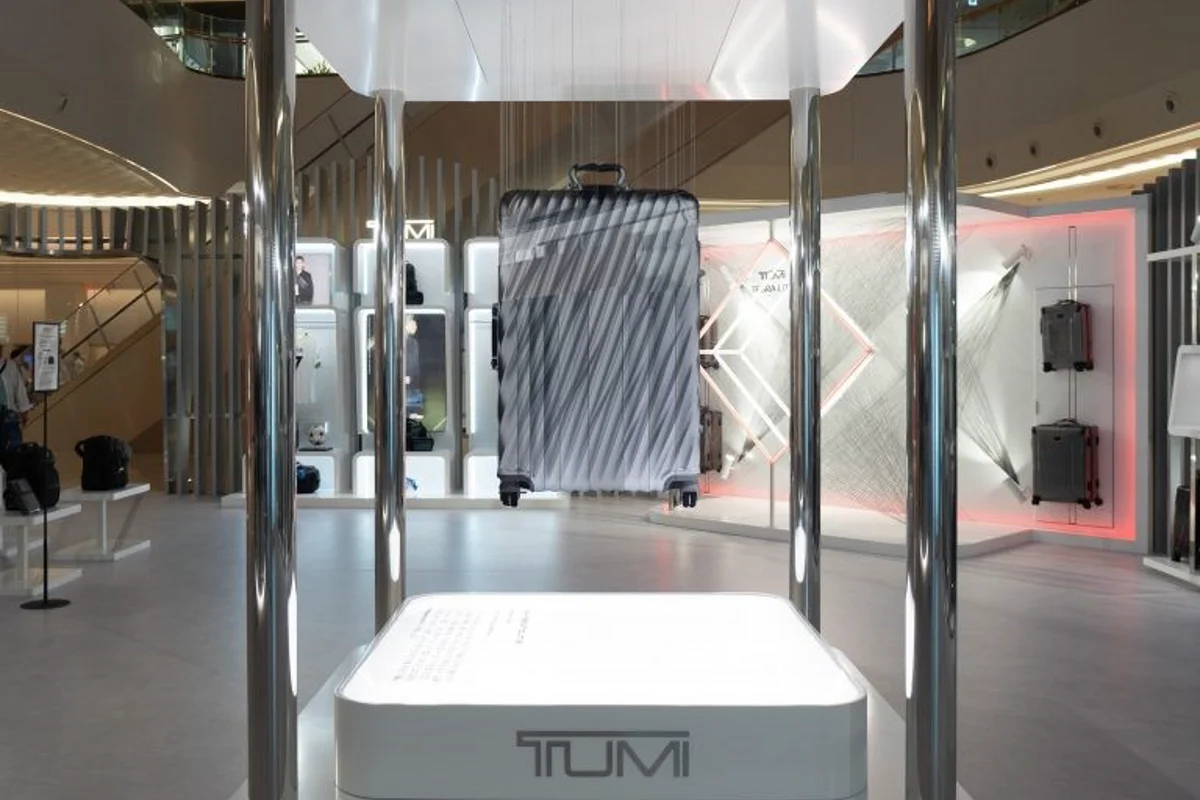 Tumi’s Fall 2023 pop-up store in Seoul pays tribute to its iconic 19 Degree Aluminium briefcase