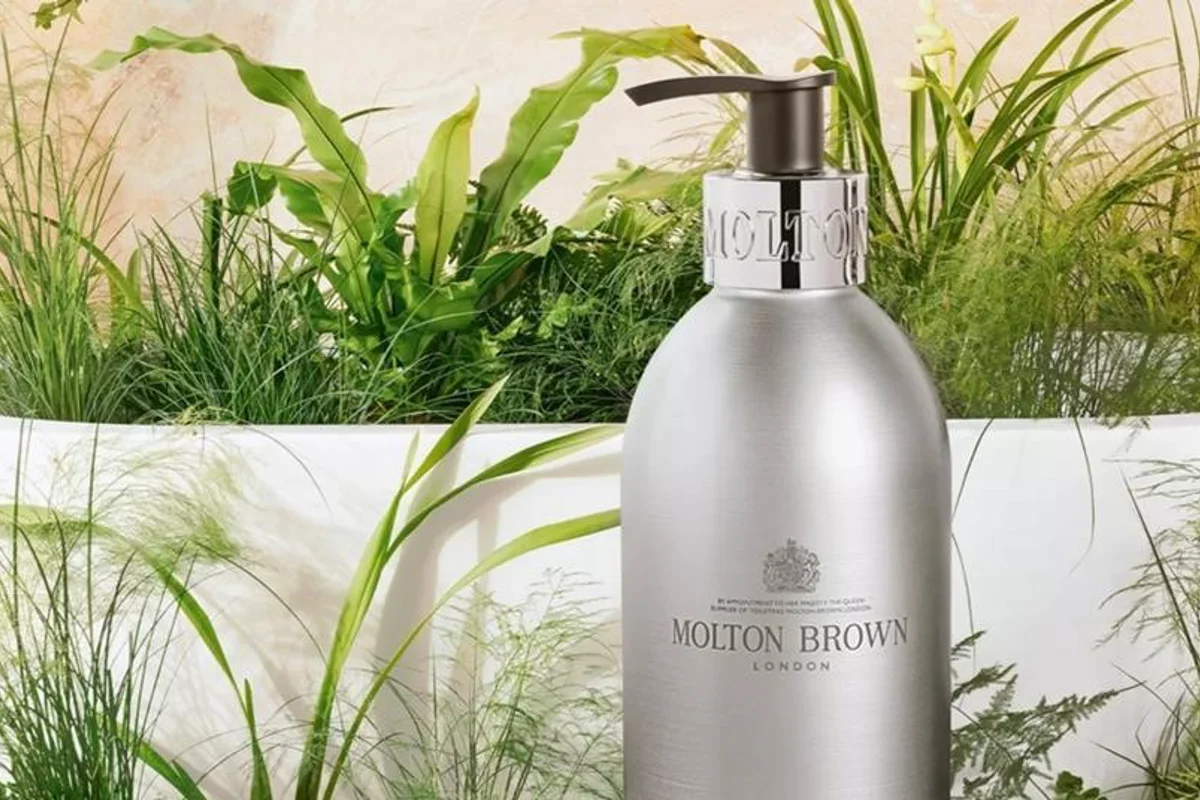 Infinite refillable bottles by Molton Brown replace single-use plastic with 100% recycled aluminium