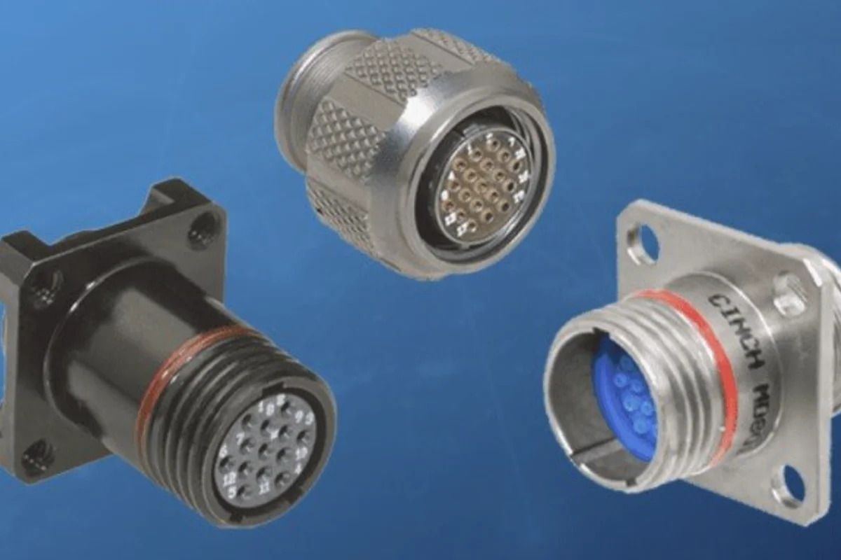 Cinch’s MD801 Series connectors come in aluminium shells with multiple finish options