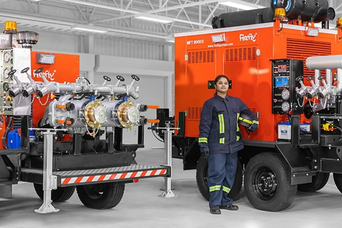 Firefly Fire Pumps, built to exceed industry standards with premium materials like aluminium