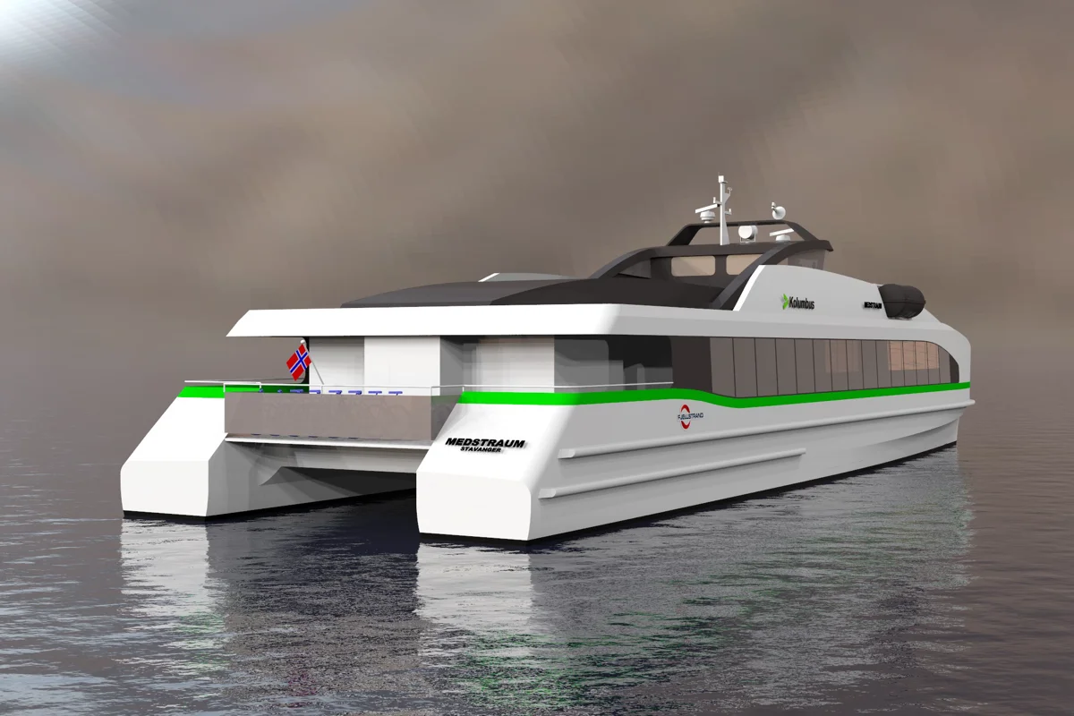 World's first zero emission fast ferry Medstraum built with aluminium from Hydro