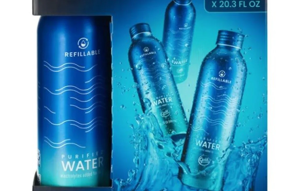 CVS adds Gold Emblem Purified Water in aluminium bottles to its portfolio