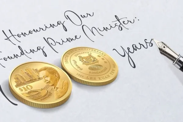 MAS unveils new S$10 coin minted in aluminium bronze to mark Lee Kuan Yew's 100th birth anniversary