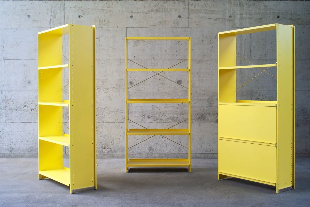 Swiss innovator Lehni displays flagship Aluminium Shelf at Milan Design Week 2023