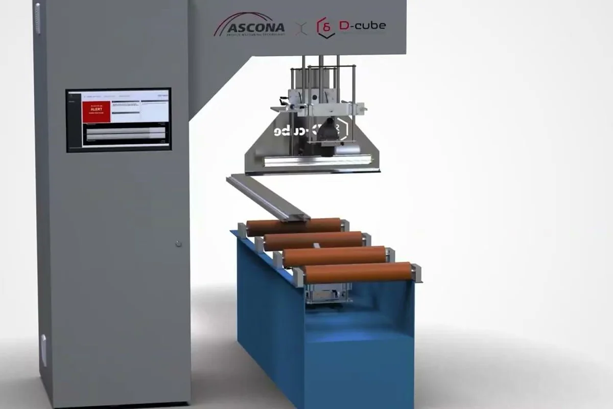 ASCONA and D-CUBE partnership focuses on inline surface inspection of aluminium profiles