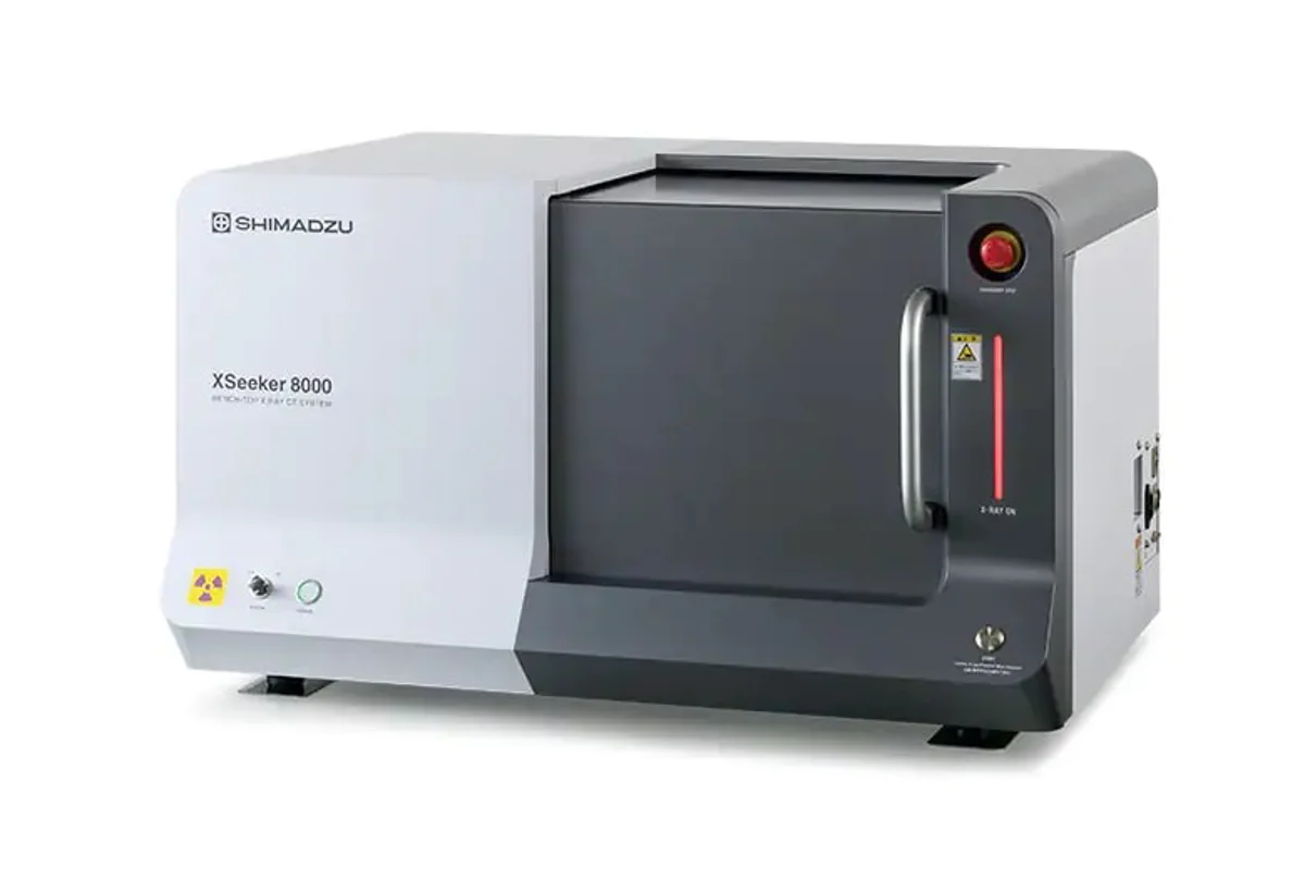 Shimadzu’s XSeeker 8000 a bench-top X-ray CT system is idle for aluminium die cast components