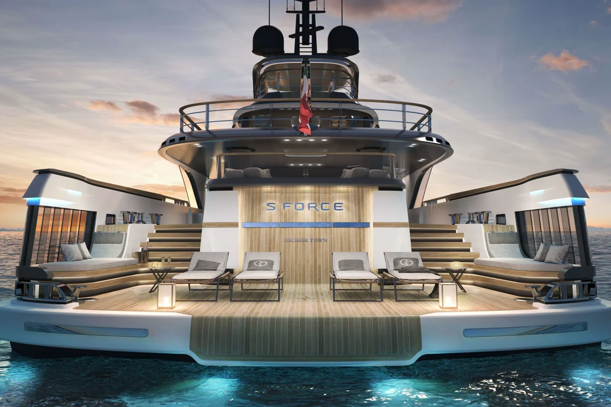 Admiral, the 55m aluminium superyacht showcase interiors designed by Giorgio Armani