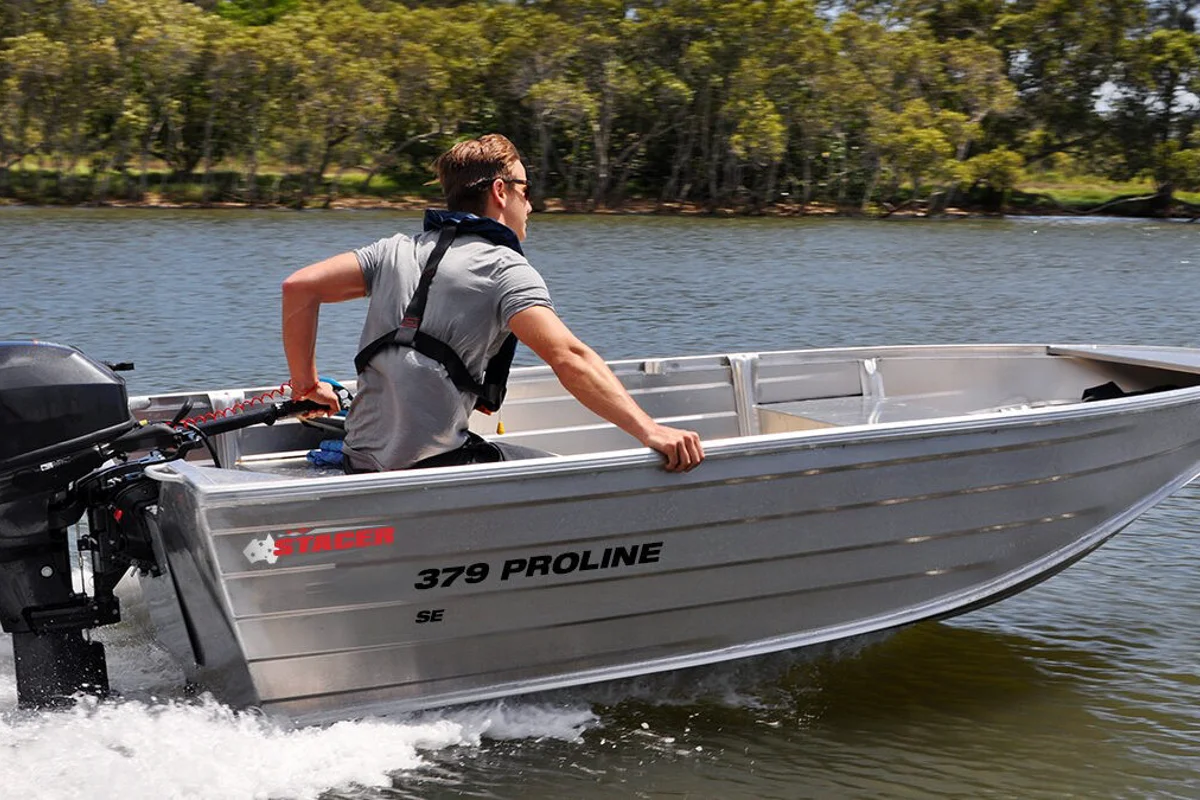 Stacer Australia’s newly launched fishing boats include two aluminium bench seats