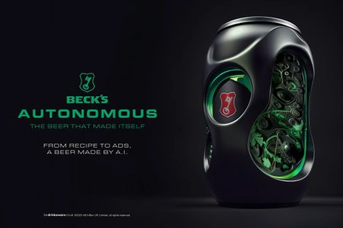 InBev launches AI beer Beck's Autonomous in a hybrid aluminium-glass can