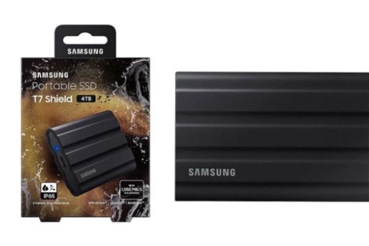 Samsung introduces T7 Shield 4TB SSD with ATM-sized aluminium casing