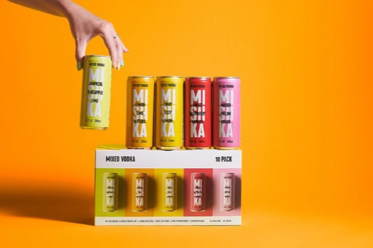 Premixed vodka brand Mishka launches drinks in new 300ml aluminium cans
