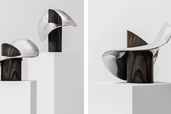 Mimi Shodeinde's NRIN vases evoke women through aluminium and wood