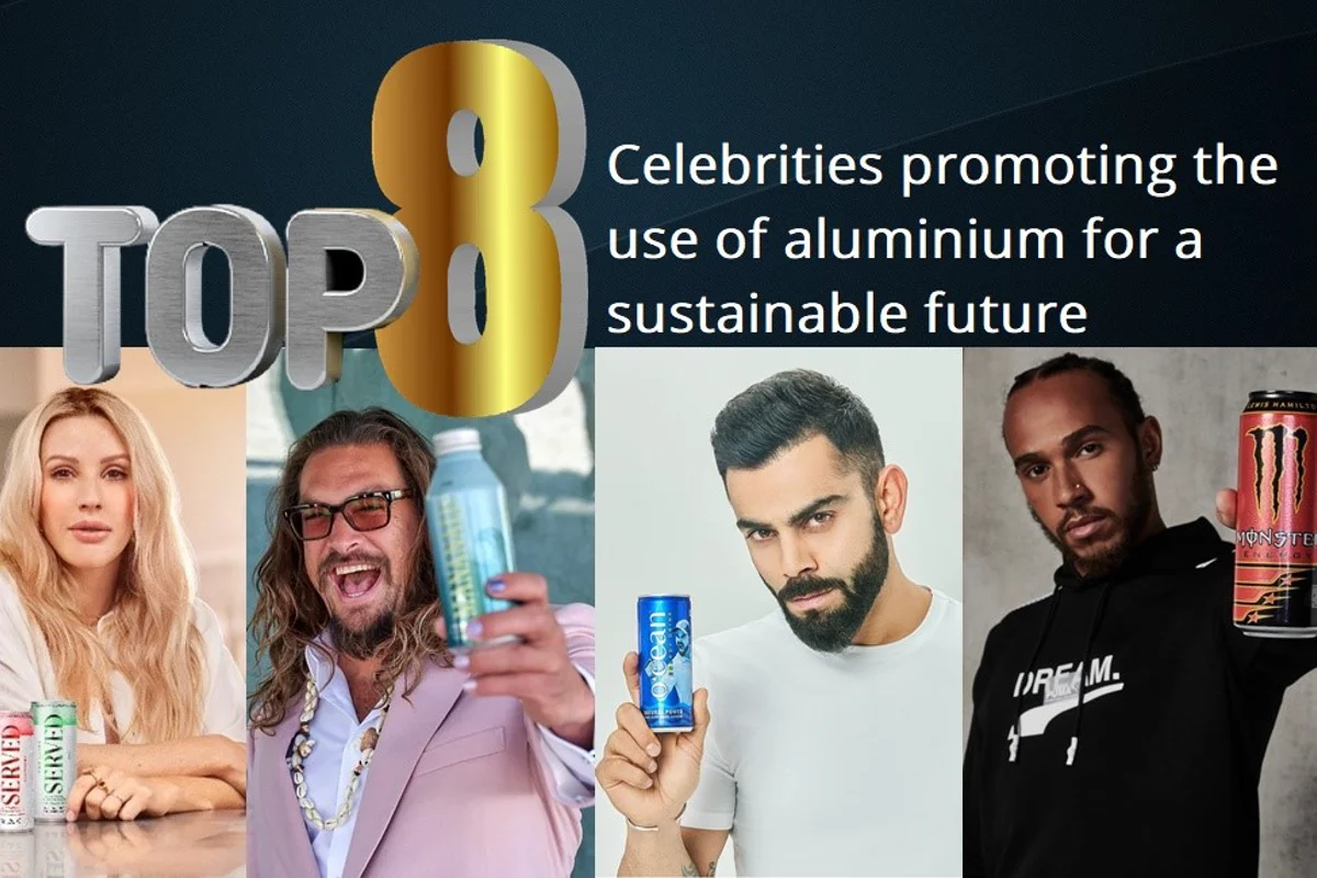 Top 8 celebrities promoting the use of aluminium for a sustainable future