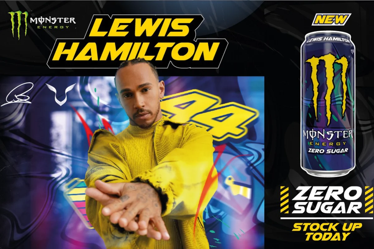 Monster and CANPACK collaboration brings new Lewis Hamilton energy drinks in aluminium cans