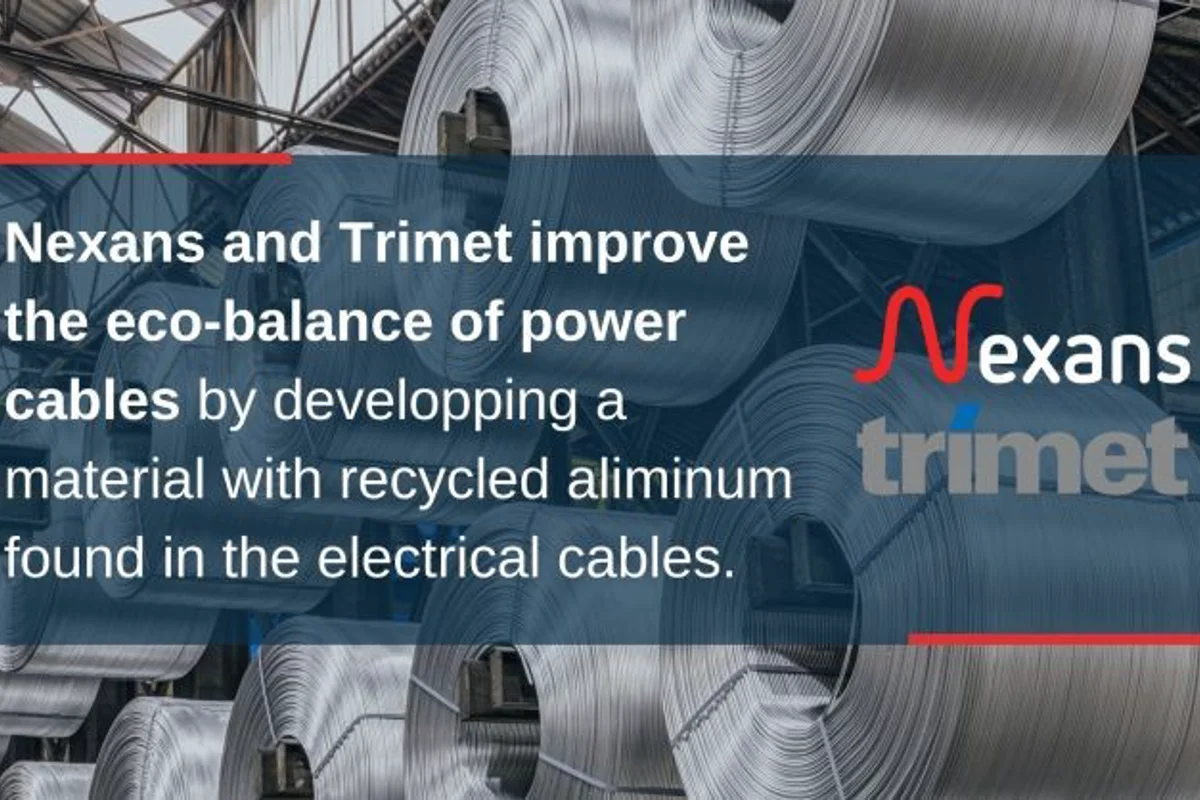 Trimet and Nexans use recycled aluminium creating sustainable ecosystem for electrical cables