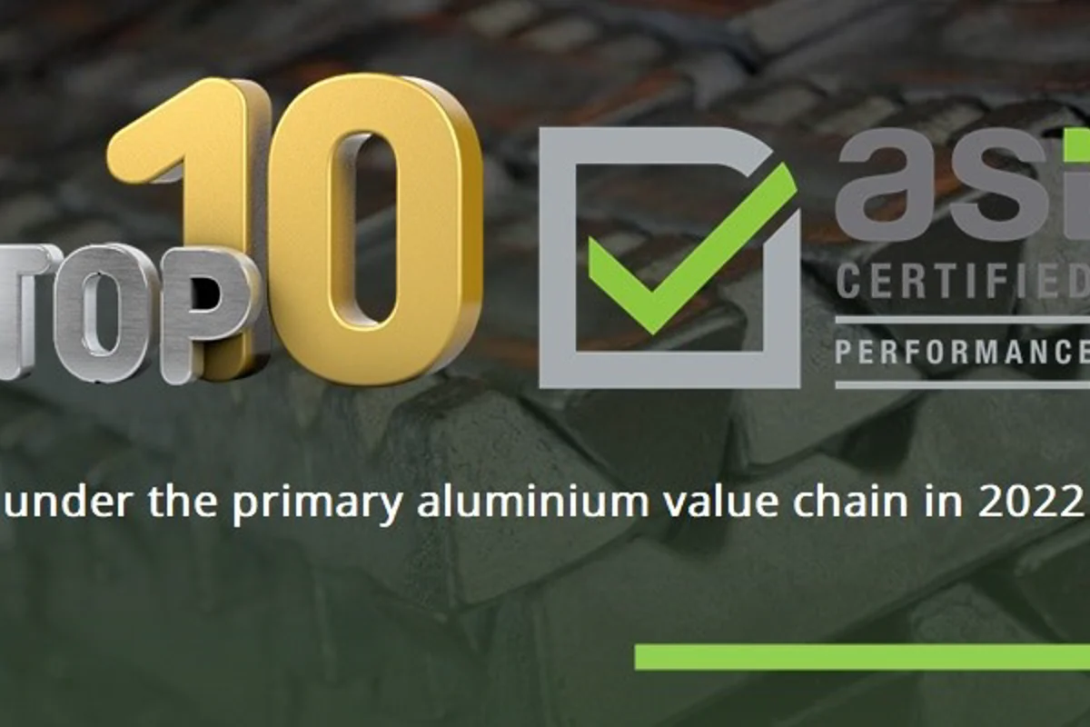 Top 10 ASI certifications under the primary aluminium value chain in 2022