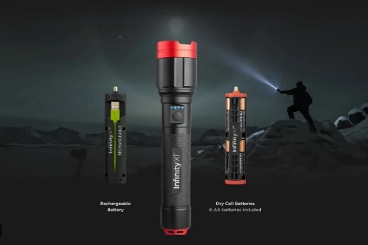Infinity X1 launches new Hybrid-Powered flashlight featuring aviation-grade aluminium
