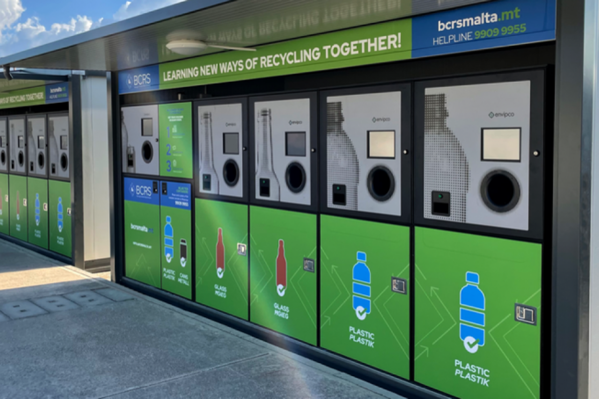 Malta gets its own Beverage Container Refund Scheme to recycle single-use containers