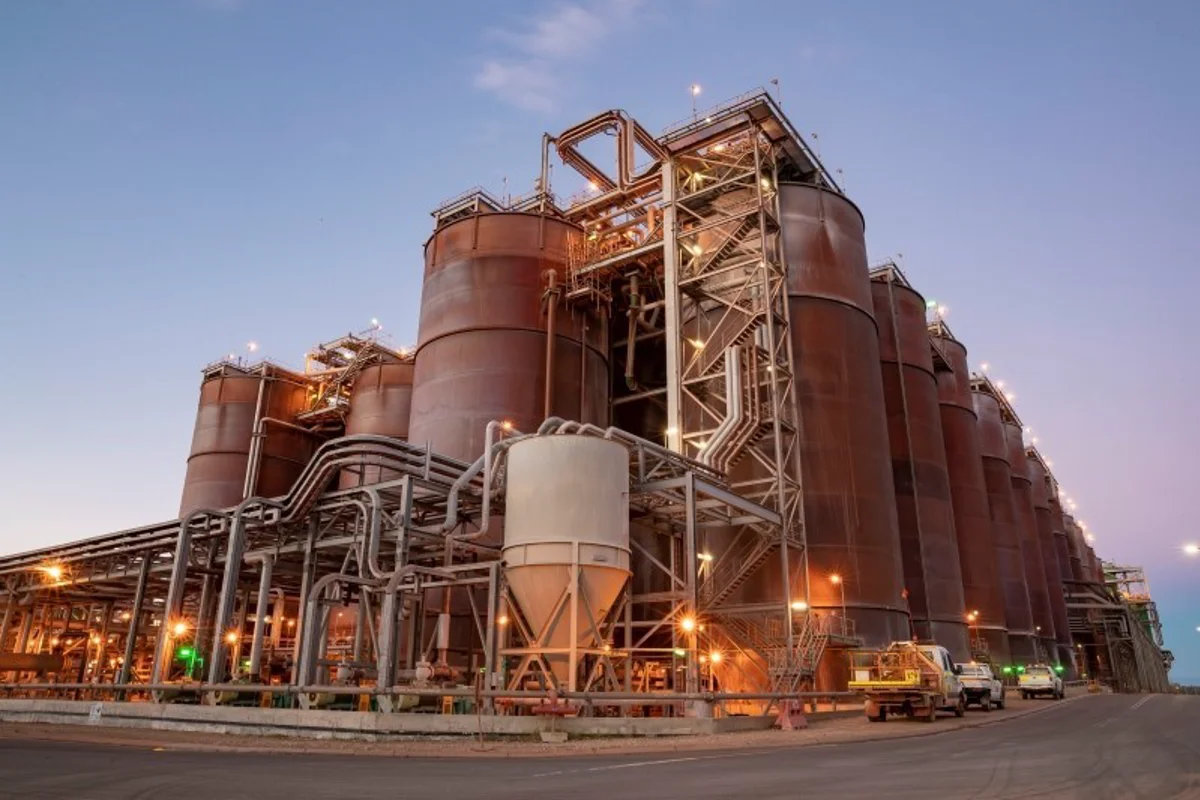 South32 wishes to expand existing alumina refinery in Worsley focusing on more bauxite mining