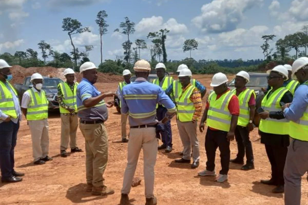 Ghana Bauxite Company’s newly appointed board members paid a working visit to the Awaso mine