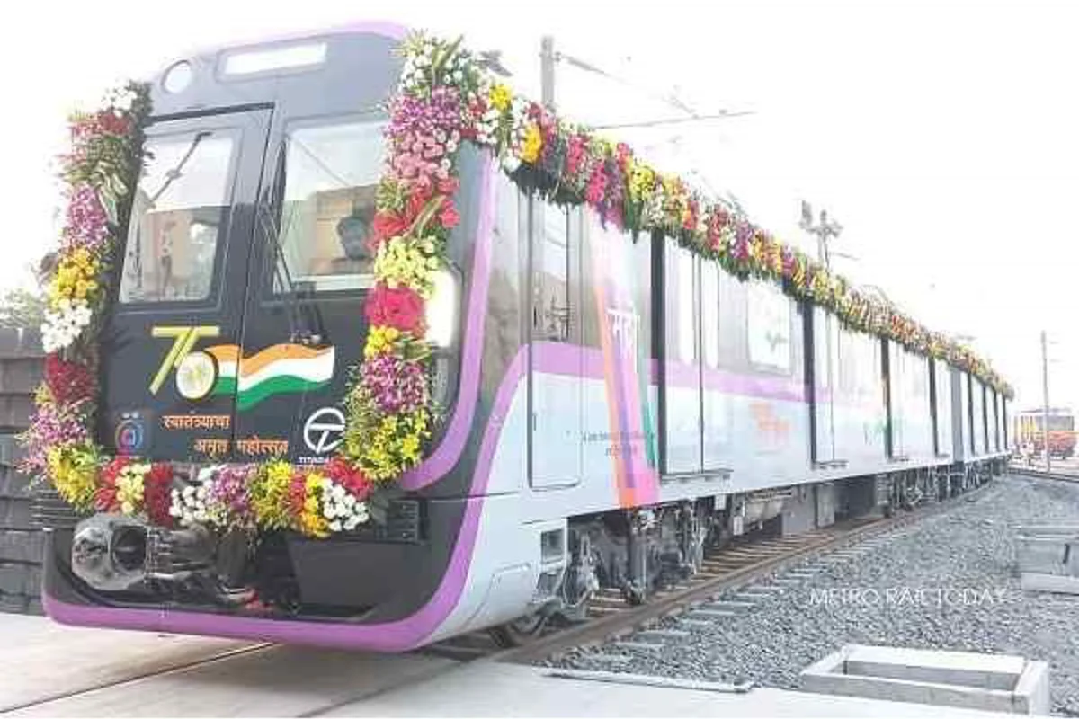 Titagarh Wagon manufactured aluminium coaches deployed for Pune Metro