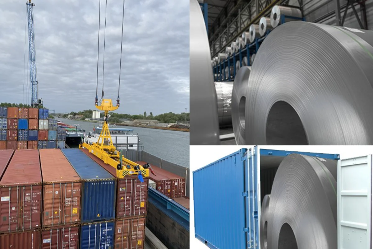 Alvance Aluminium Duffel switches to green, transports rolled products by barge