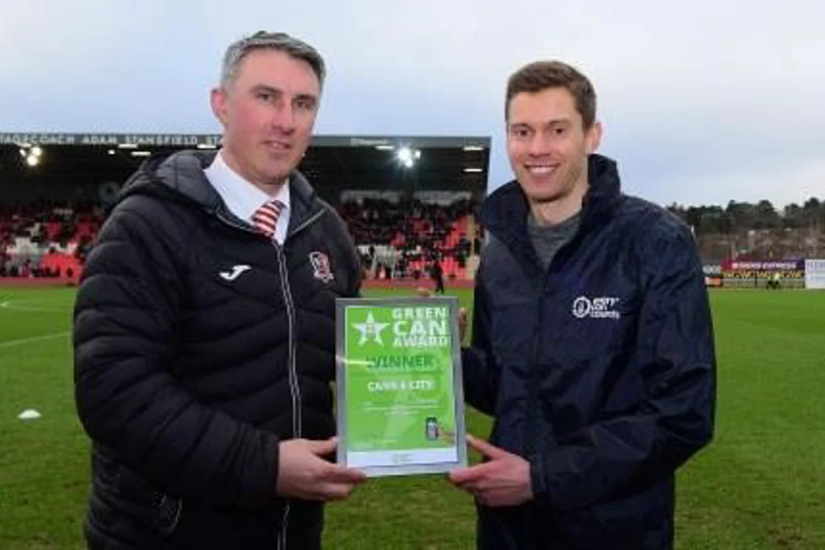 Exeter City Council and Exeter City Football Club secures national recycling award