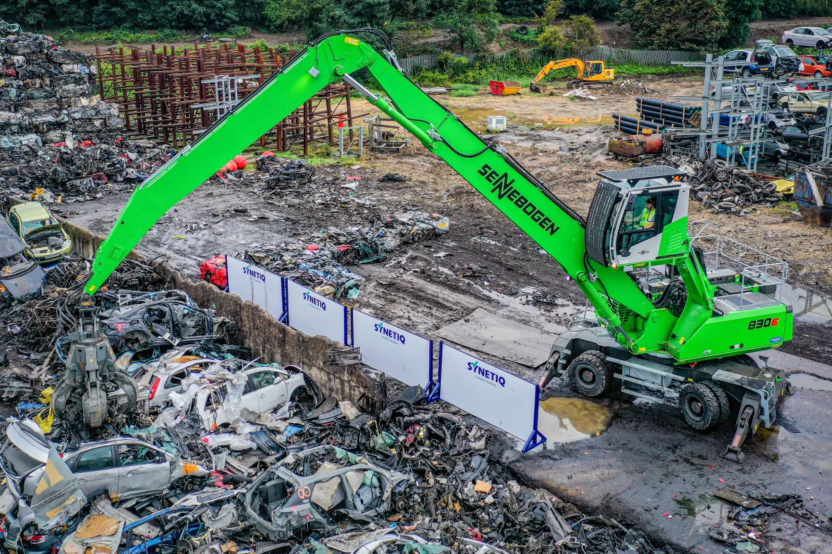 UK’s leading salvage and vehicle recycling company SYNETIQ extracts more than 5200 tonnes of aluminium from recycled vehicles annually