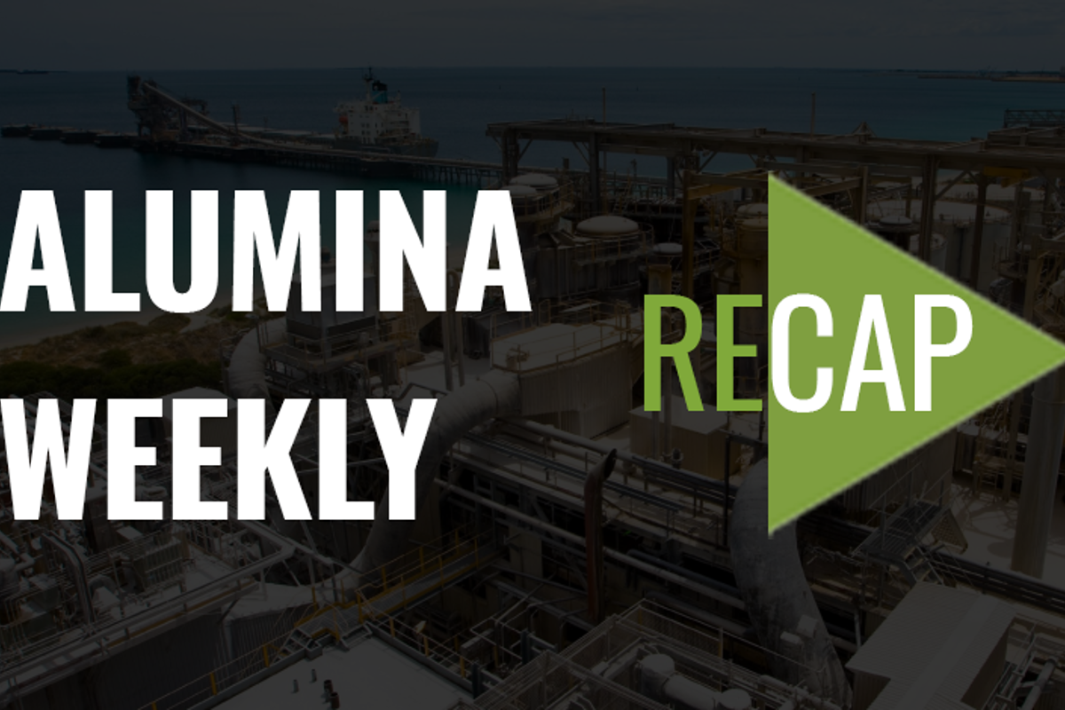 Alumina Weekly Recap: world alumina production stood at 11.598 million tonnes in April; US imports of alumina up 102,000 tonnes in Q1