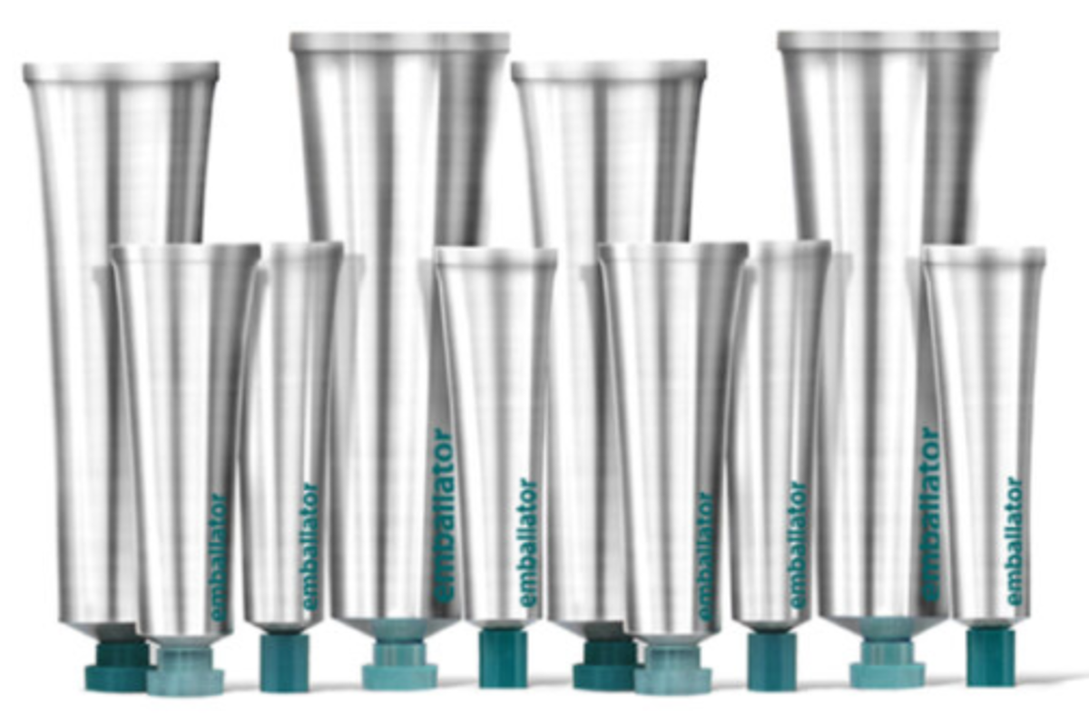 Emballator launches tubes in 100 percent post-consumer recycled aluminium