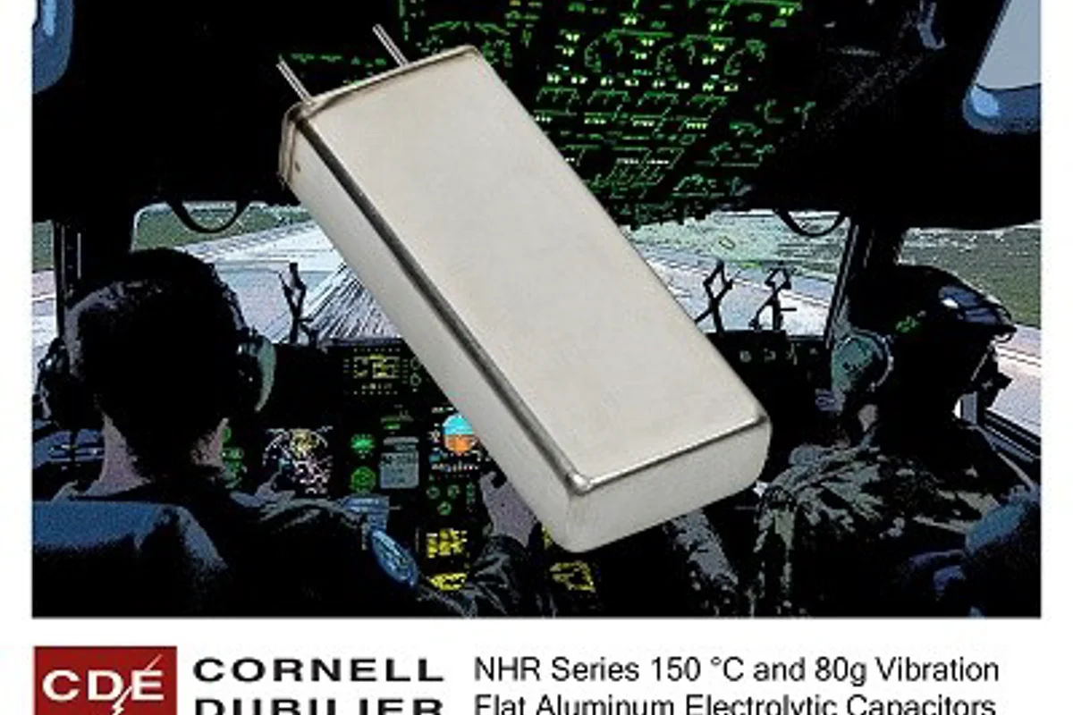 Cornell Dubilier Electronics launches Flat Aluminium Electrolytic Capacitors