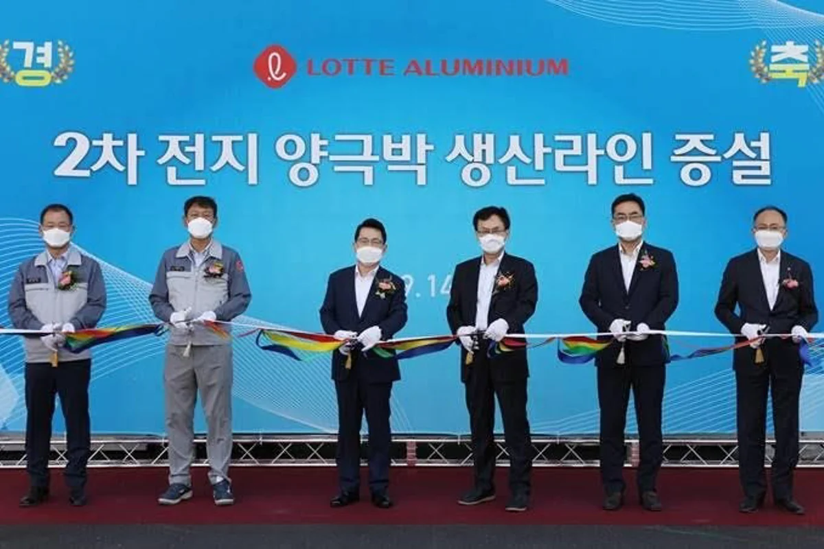 Lotte Aluminium expands cathode foil capacity at its plant