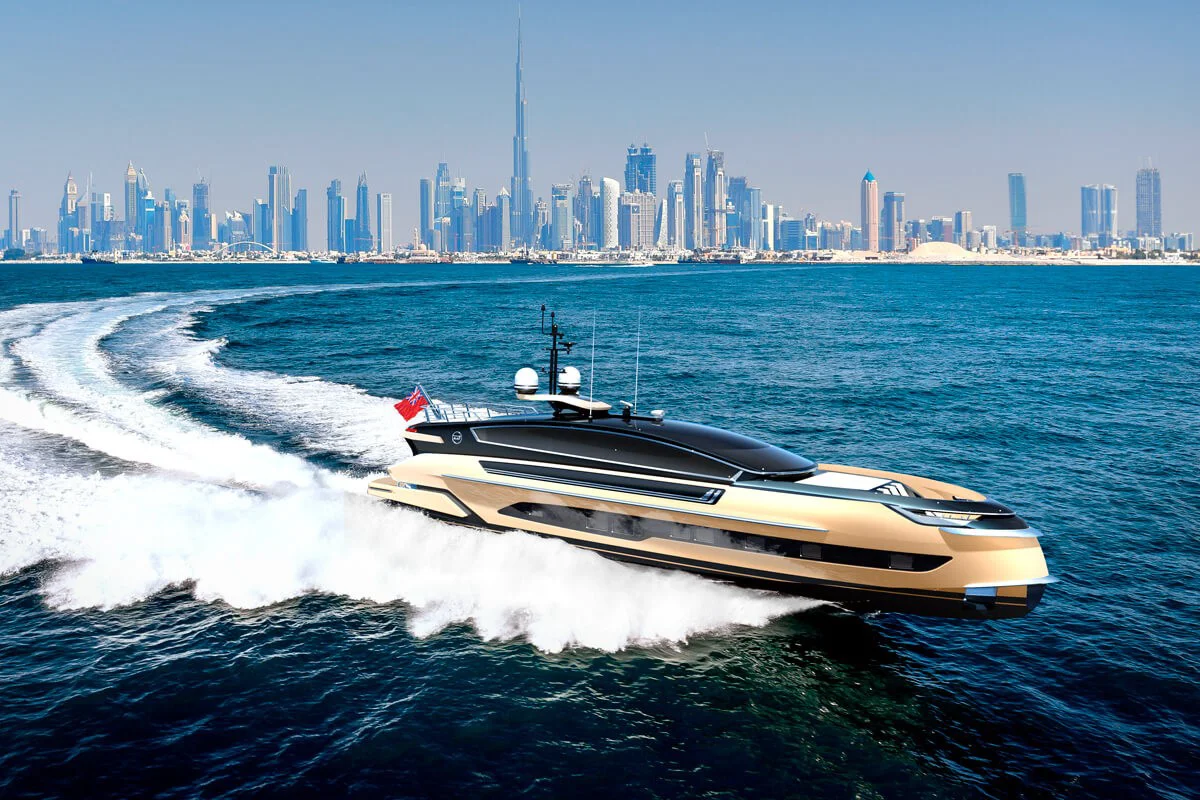 Dynamic and Klassen together design a fast, sporty, all-aluminium yacht GTM 90