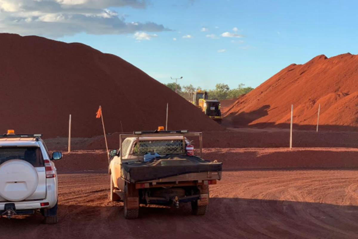 Metro Mining’s first ship for 2020 arrives at Skardon River