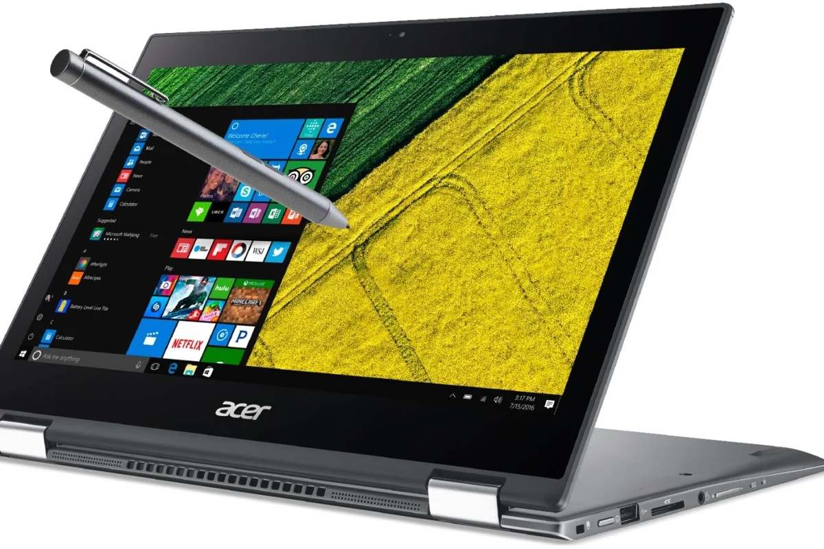 Aluminium chassis Acer Spin 5 convertible tightens belt and added stylus pen for 2020