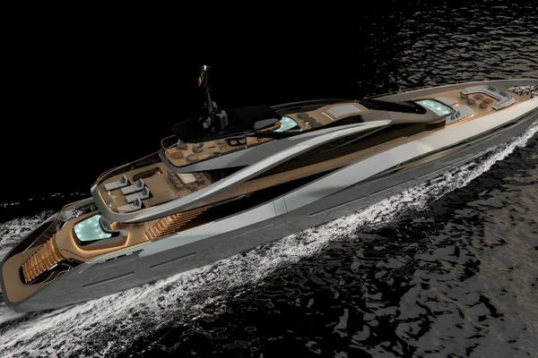 Rossinavi and Pininfarina team up to present 65 metre all-aluminium superyacht concept