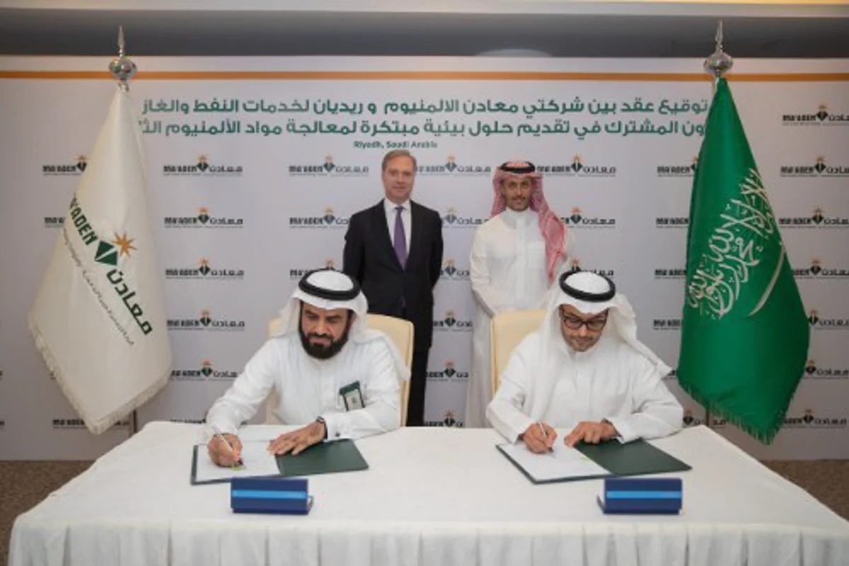 Maaden Aluminium signs agreement with Radian Oil and Gas Services to process aluminium by-products