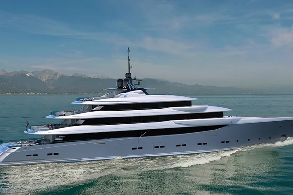 Turquois Yachts begins construction of a 75 metre superyacht with steel hull and aluminium superstructure