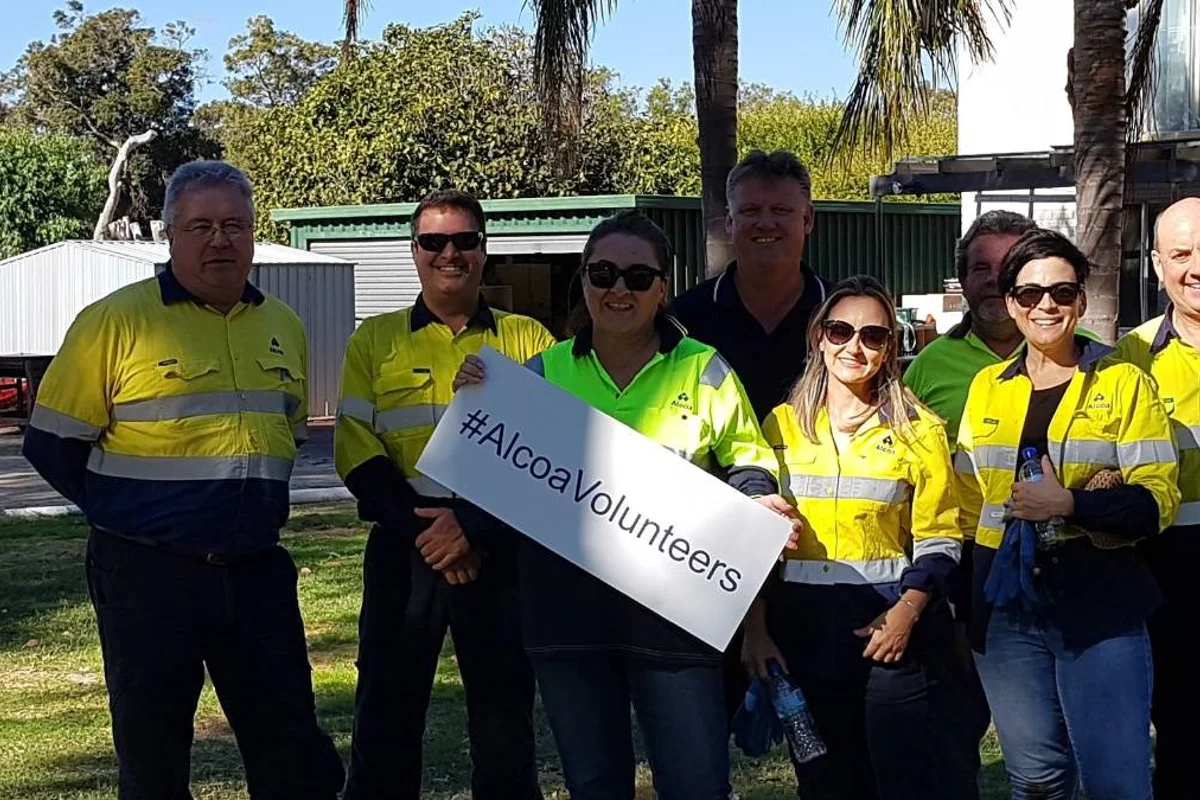Alcoa’s Pinjarra alumina refinery joins non-profit organisation Squared Away for voluntary service