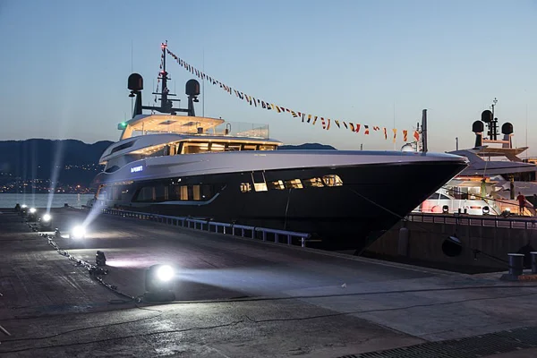 Aluminium light alloy yachts specialist Baglietto launches its first ever largest vessel
