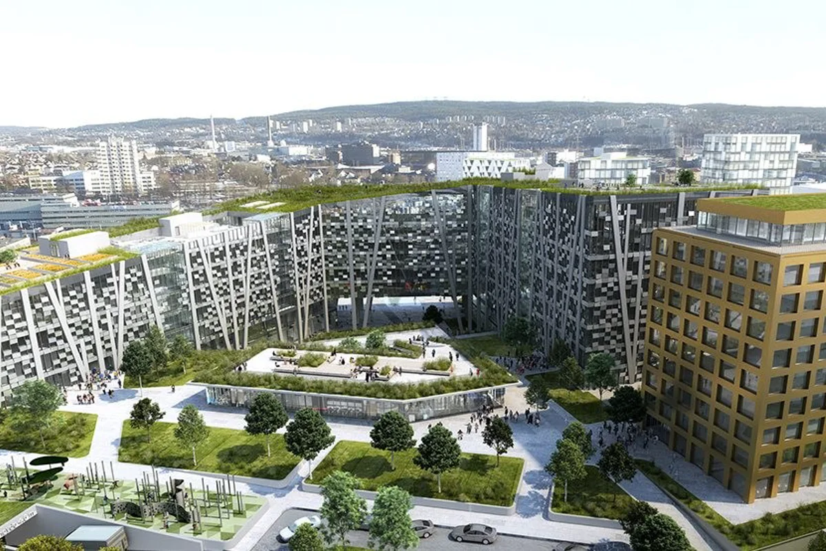 Økern Portal uses Hydro’s Circal 75R aluminium in its new office building
