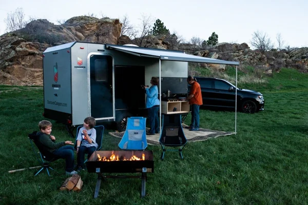 Dunraven's all-aluminium Trail Ridge caravan offers complete camping experience for a family of six