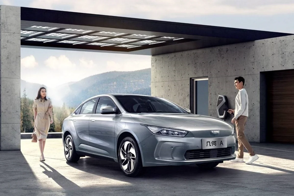 Geely launches new EV brand and its first model made from aluminium alloy