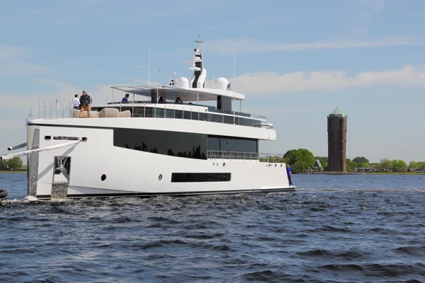 Feadship launches its second largest fully aluminium yacht ‘Najiba’