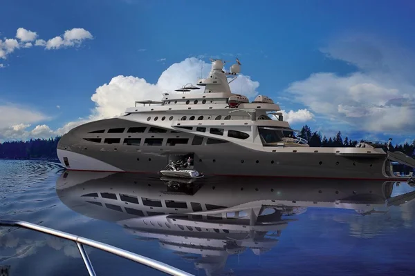 Kozloff presents six-decked 90-metre yacht concept featuring aluminium superstructure