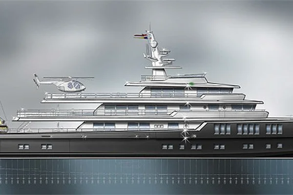 Barracuda Yacht Design unveils 55-metre tri-deck motor yacht concept featuring aluminium hull